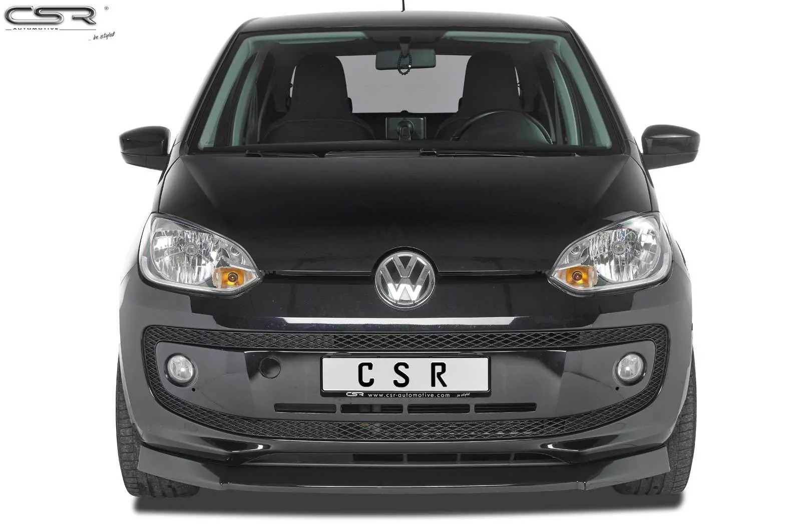 Cup-Spoilerlippe mit ABE für VW up! CSL354-M Carbon Look (matt)