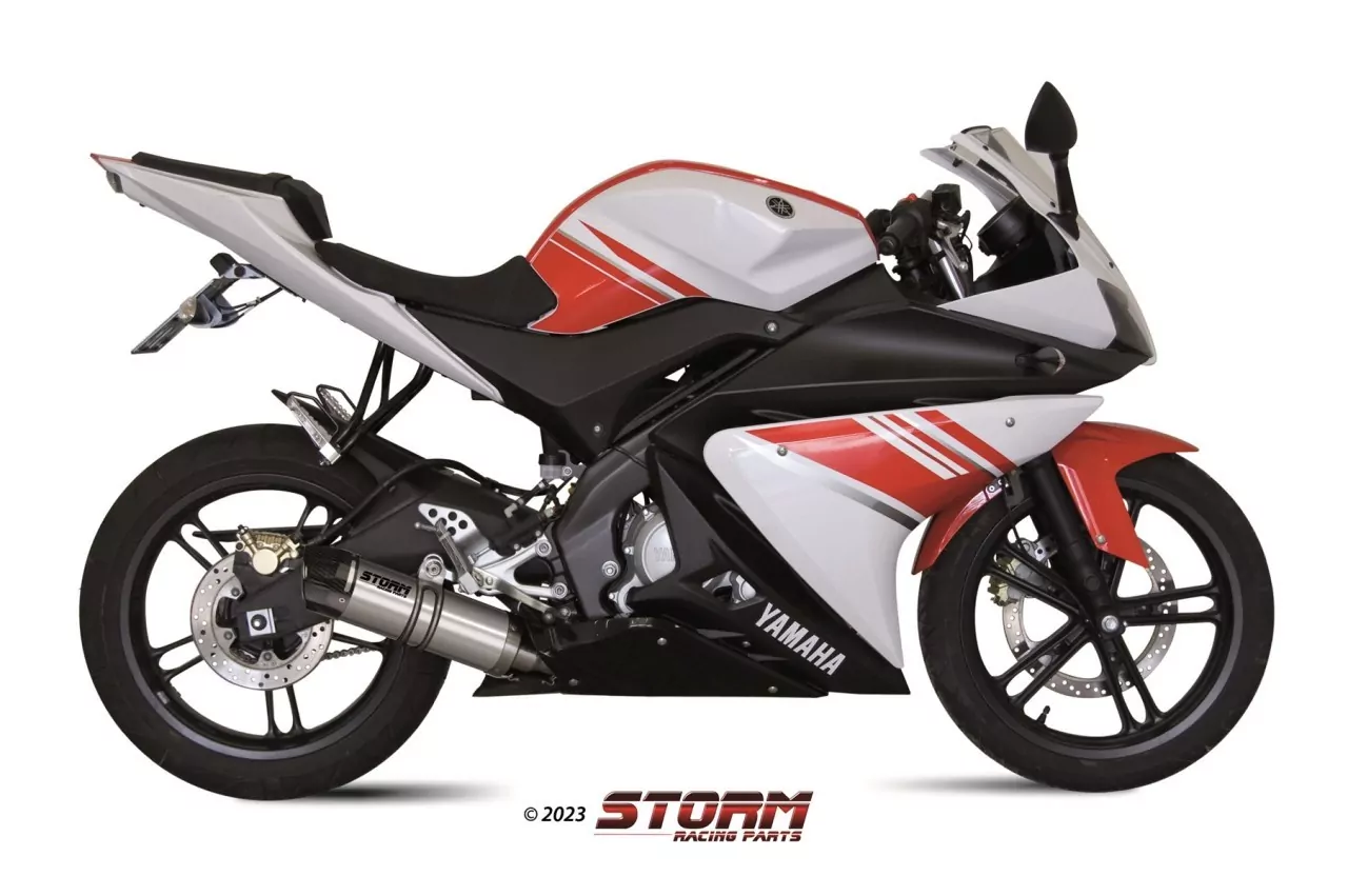 STORM By MIVV GP-C Edelstahl YAMAHA YZF R125 08-13