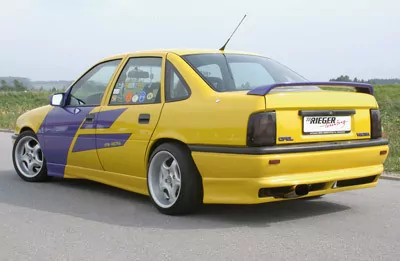 Rieger Heckansatz für Opel Vectra A - Stufenheck  ab Modell 93, nicht Modell 2000! carbon optik