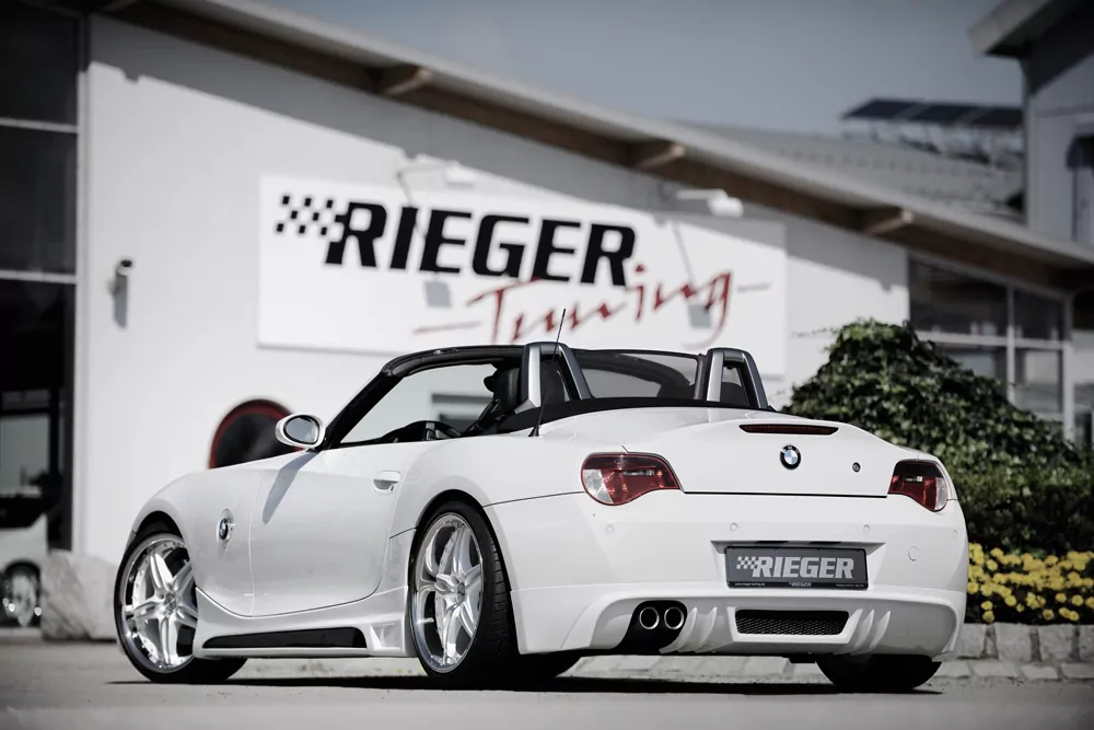 Rieger Heckansatz für BMW Z4 (E85) - Roadster 01.06-03.09 (ab Facelift) carbon optik
