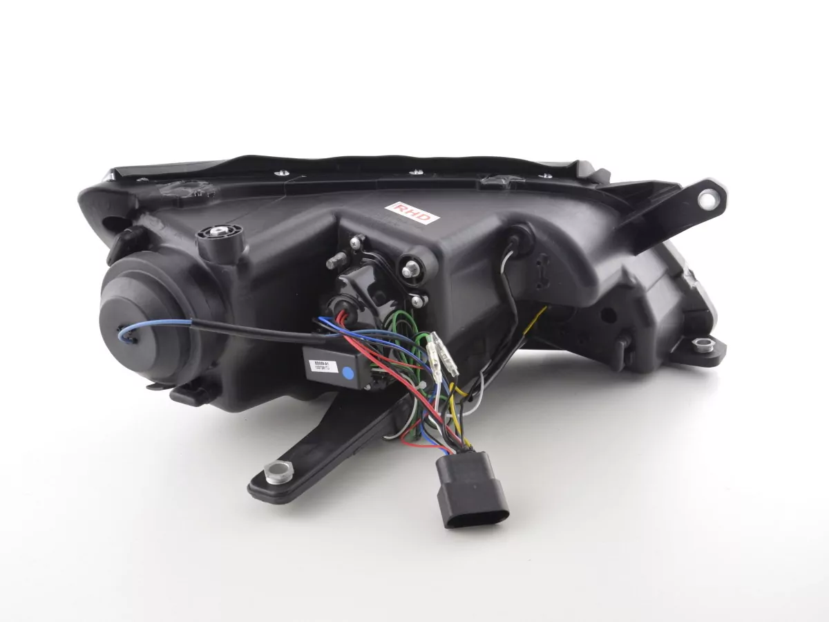 Scheinwerfer Set Daylight LED TFL-Optik VW Tiguan Bj. 07-11 schwarz für Rechtslenker