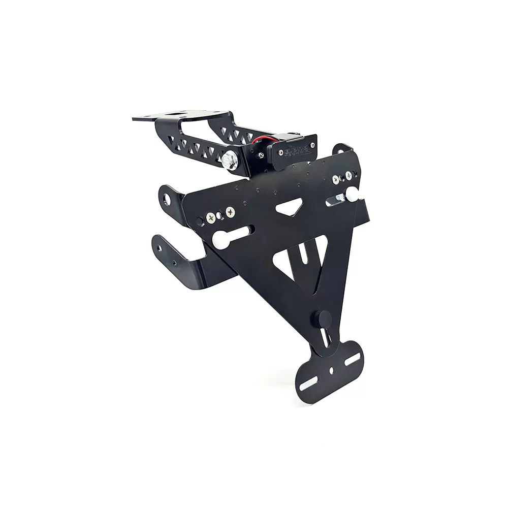 alpha Technik Kennzeichenhalter für Kawasaki ZX-6R; Typ ZX636G; Modelljahr 2019-