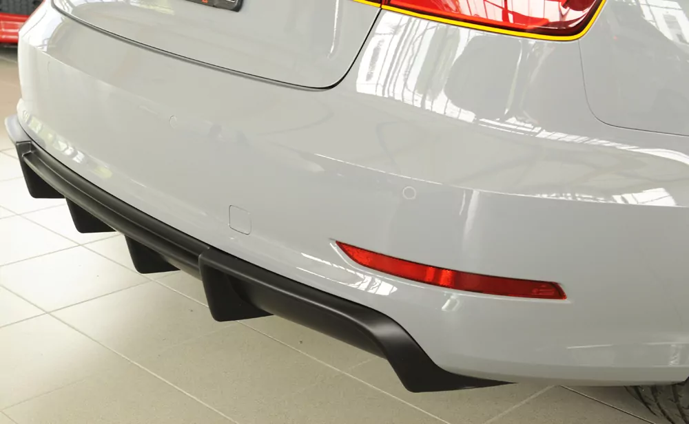 Rieger Heckeinsatz für Audi A3 (8V) - 3-tür. (Cabrio 8V7) 07.12-08.16 (bis Facelift) carbon optik