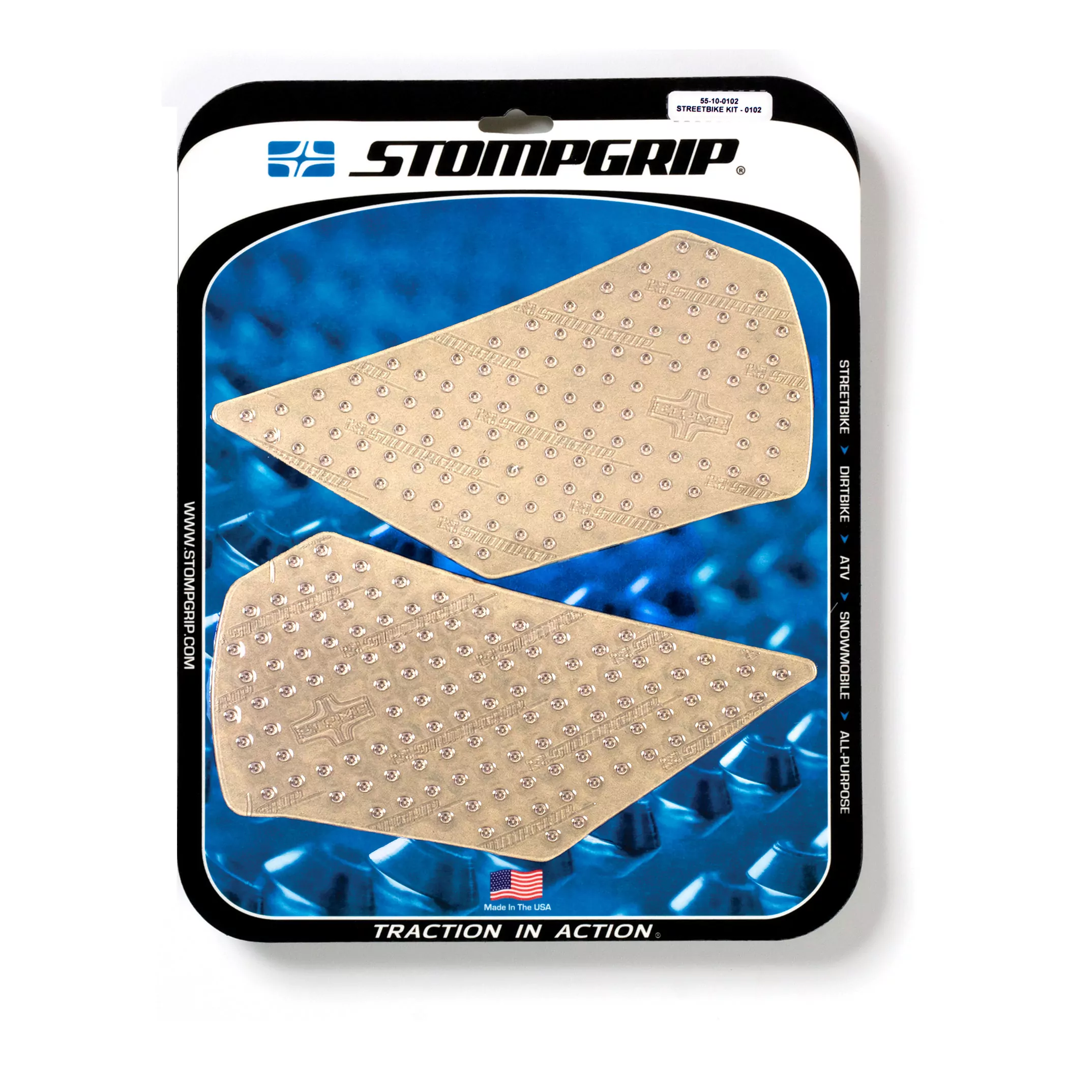 Stompgrip Traction Pad Volcano für KTM 1290 Super Duke R 14-19 Klar