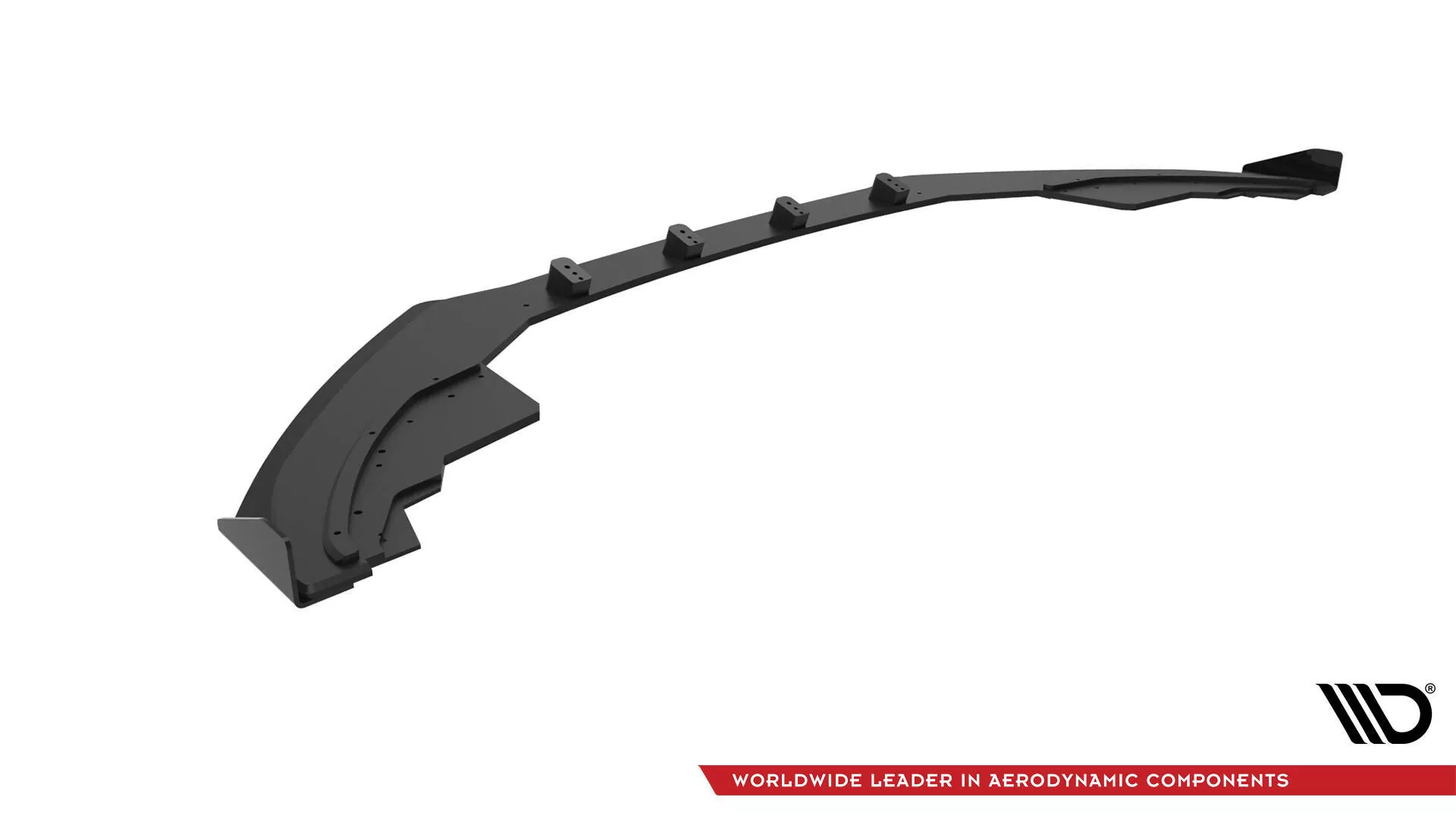 Street Pro Front Ansatz Für +Flaps Für + Flaps Audi S5 / A5 S-Line 8T Schwarz Hochglanz