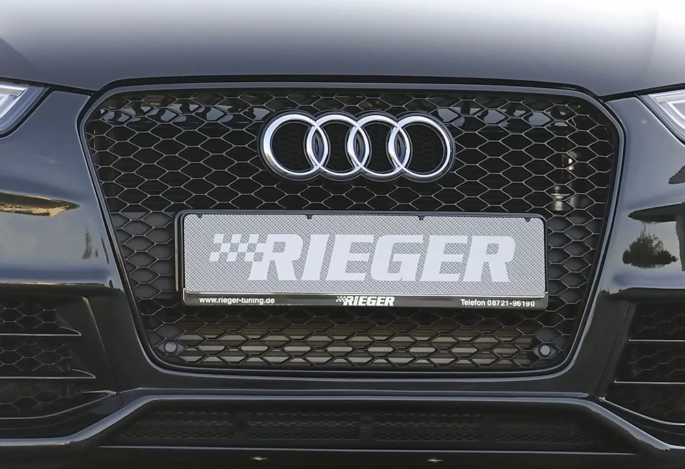 Kühlergrill Audi RS5 (B8), schwarz glänzend glanz schwarz für Audi A5 S5 (B8/B81) Cabrio 10.11-06.16 (ab Facelift)