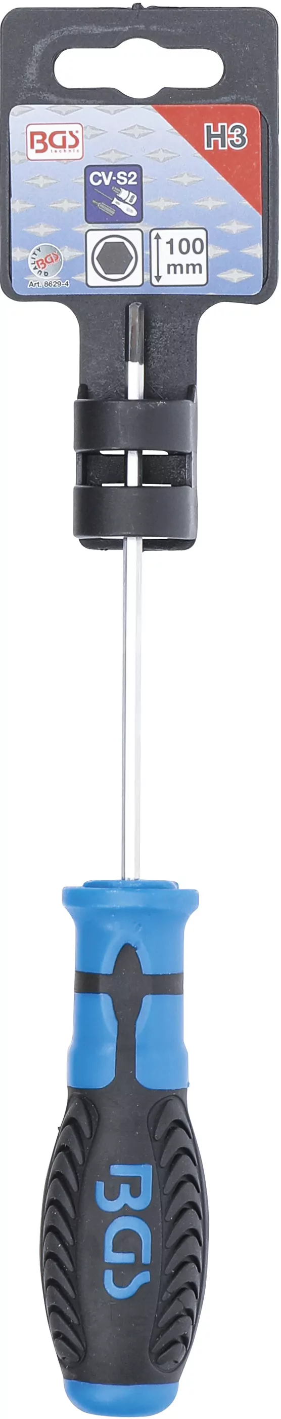 Schraubendreher | Innensechskant 3 mm | Klingenlänge 100 mm