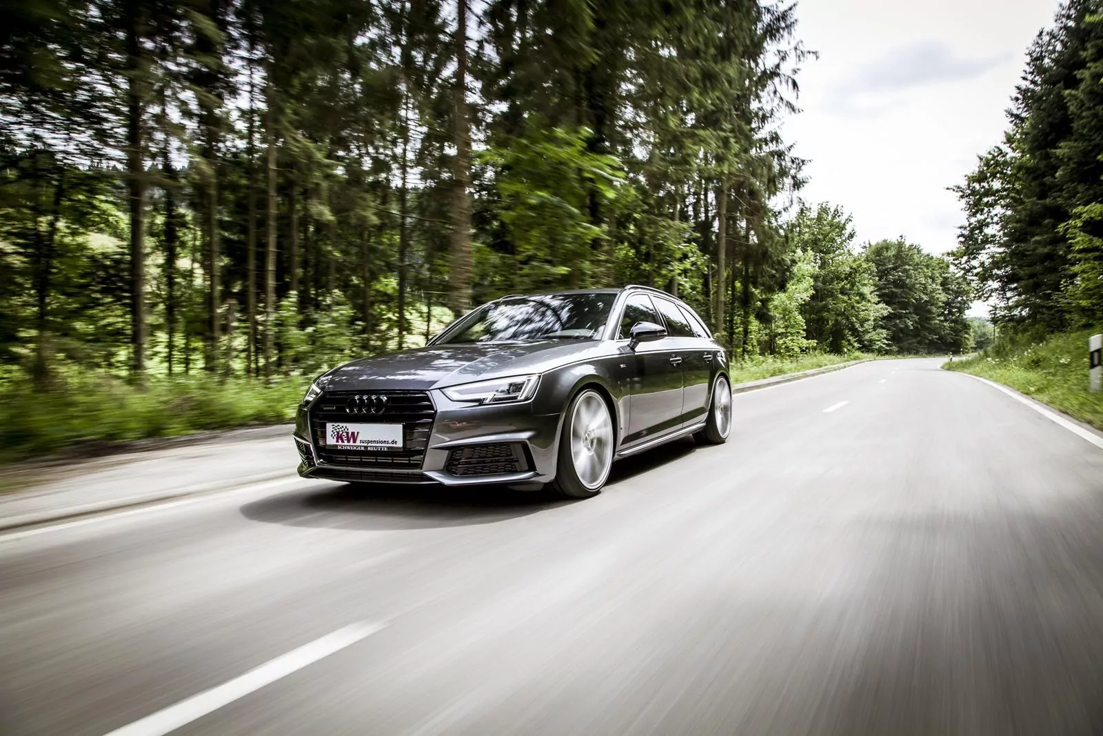 KW Gewindefahrwerk V3 inox (inkl. Stilllegung f. elektr. Dämpfer) AUDI A5 (B8) F53 Allrad 06/2016-