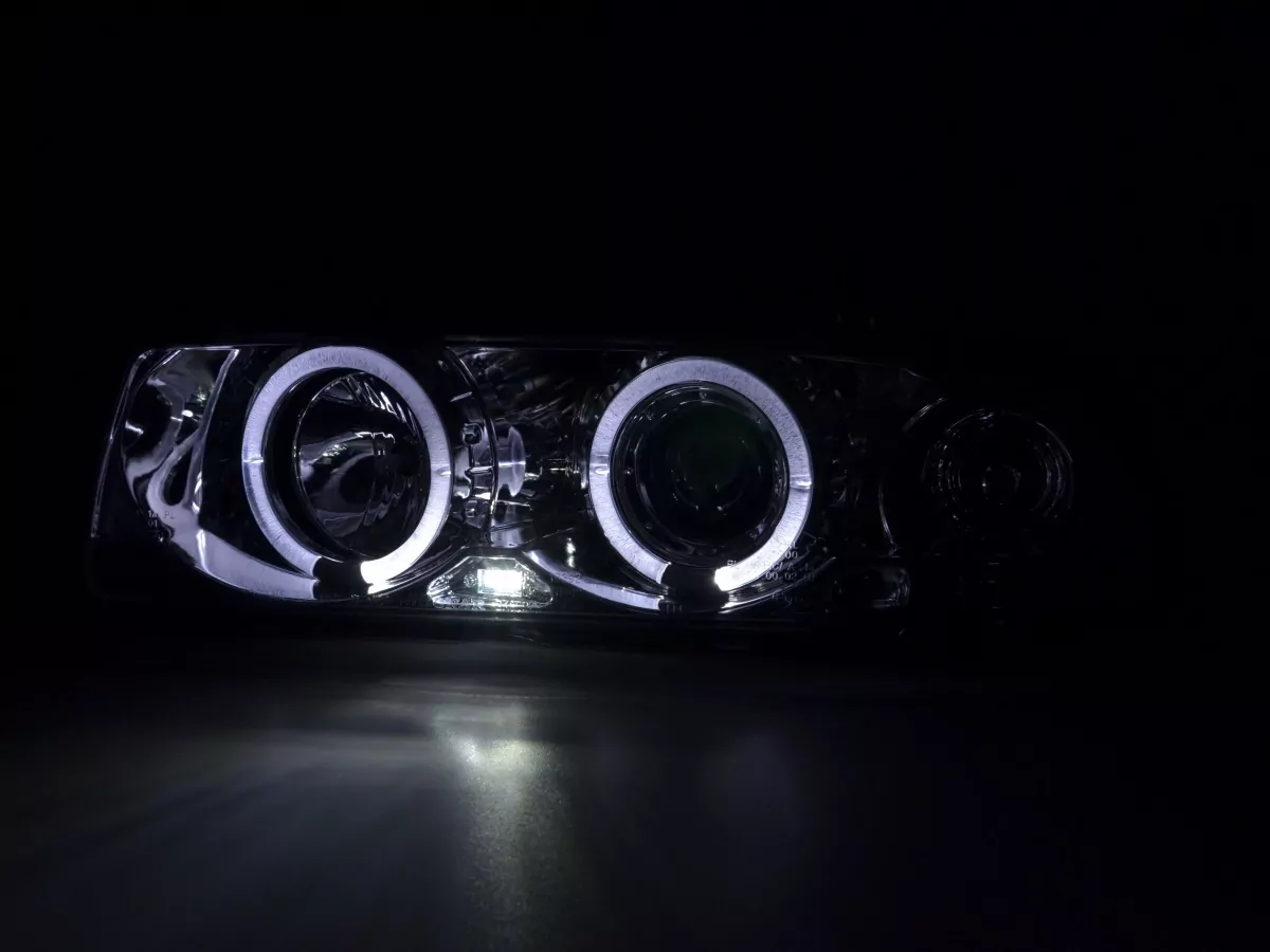 Scheinwerfer Set BMW 3er Coupe Typ E36 Bj. 92-98 chrom