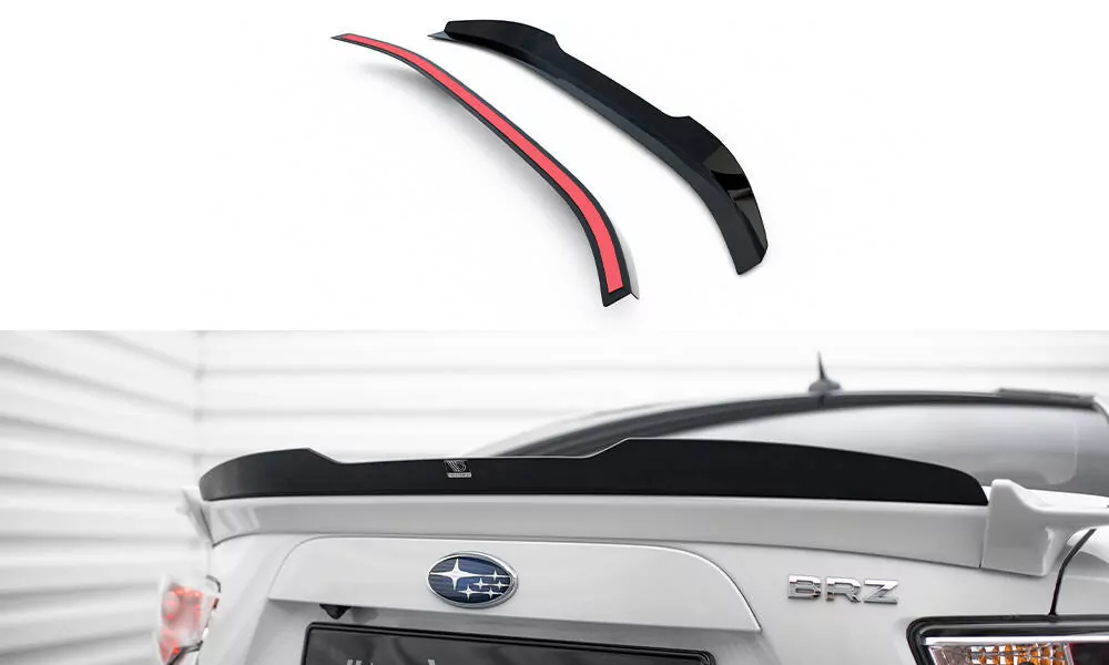 Spoiler CAP Passend Für V.1 Passend Für SUBARU BRZ FL  Schwarz Hochglanz Schwarz Hochglanz