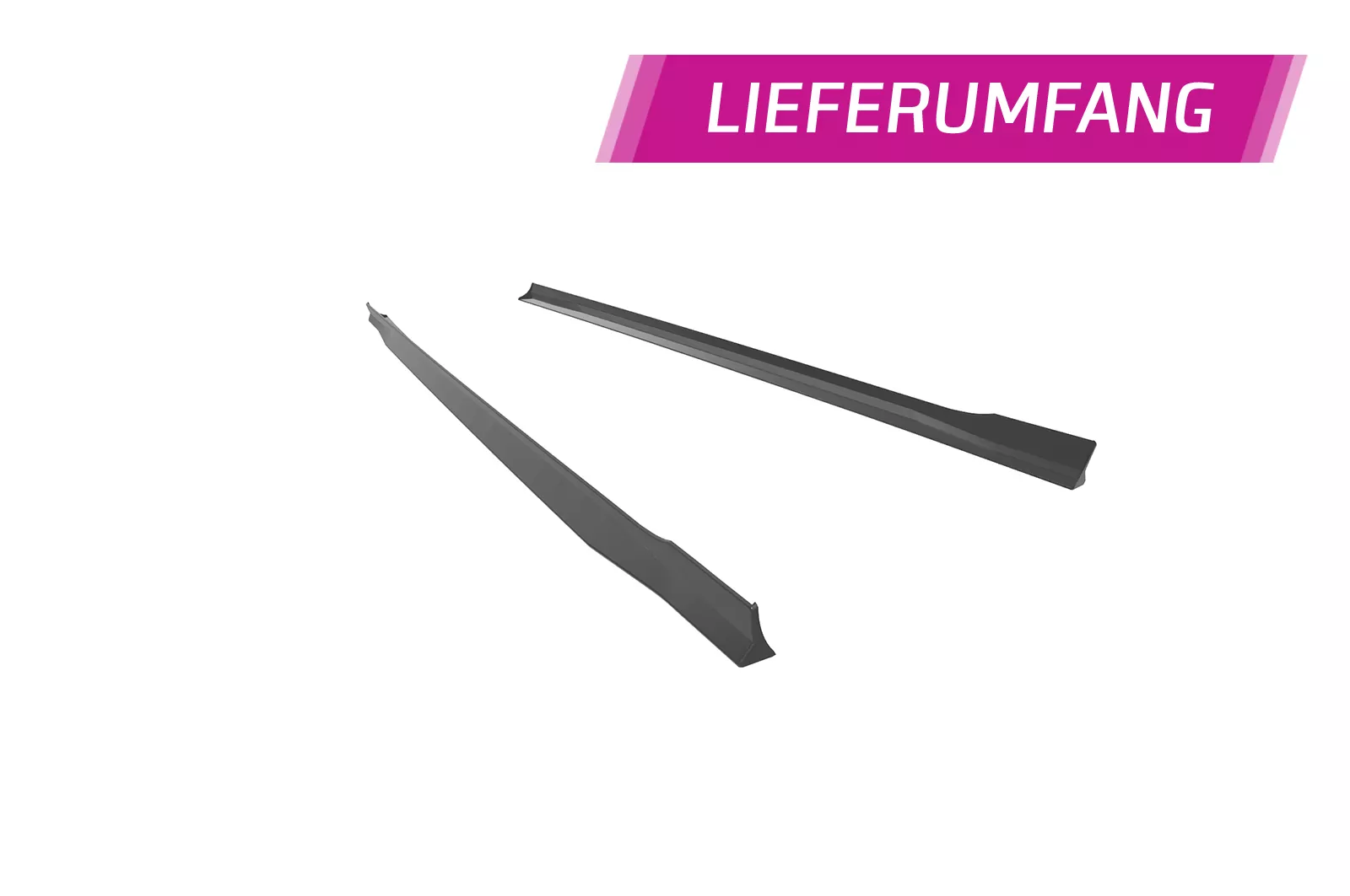 Seitenschweller für VW Golf 8 R SS538 Schwarz Strukturiert