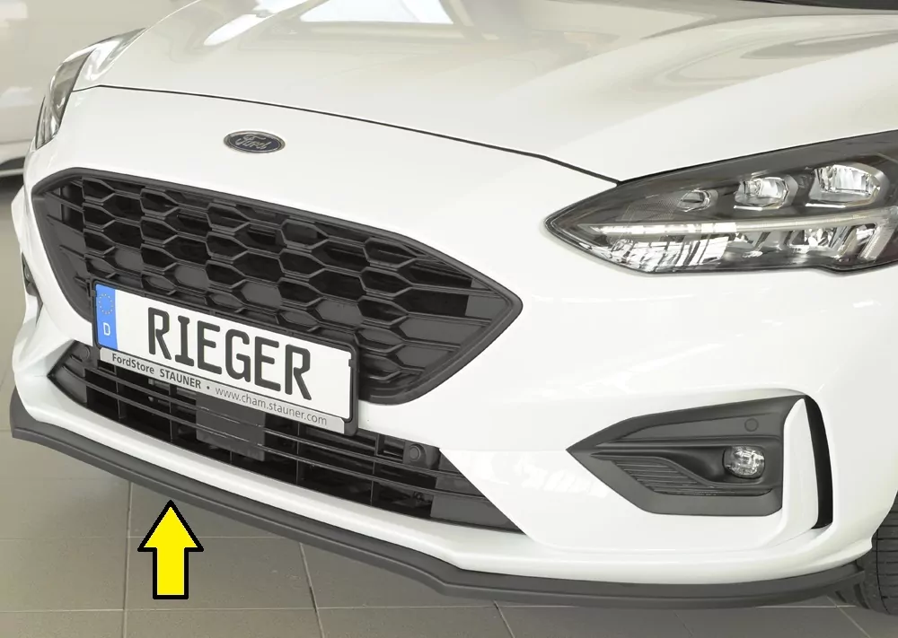 Rieger Spoilerschwert matt schwarz für Ford Focus 4 ST (DEH) 5-tür. (Stufenheck) 04.22- (ab Facelift)