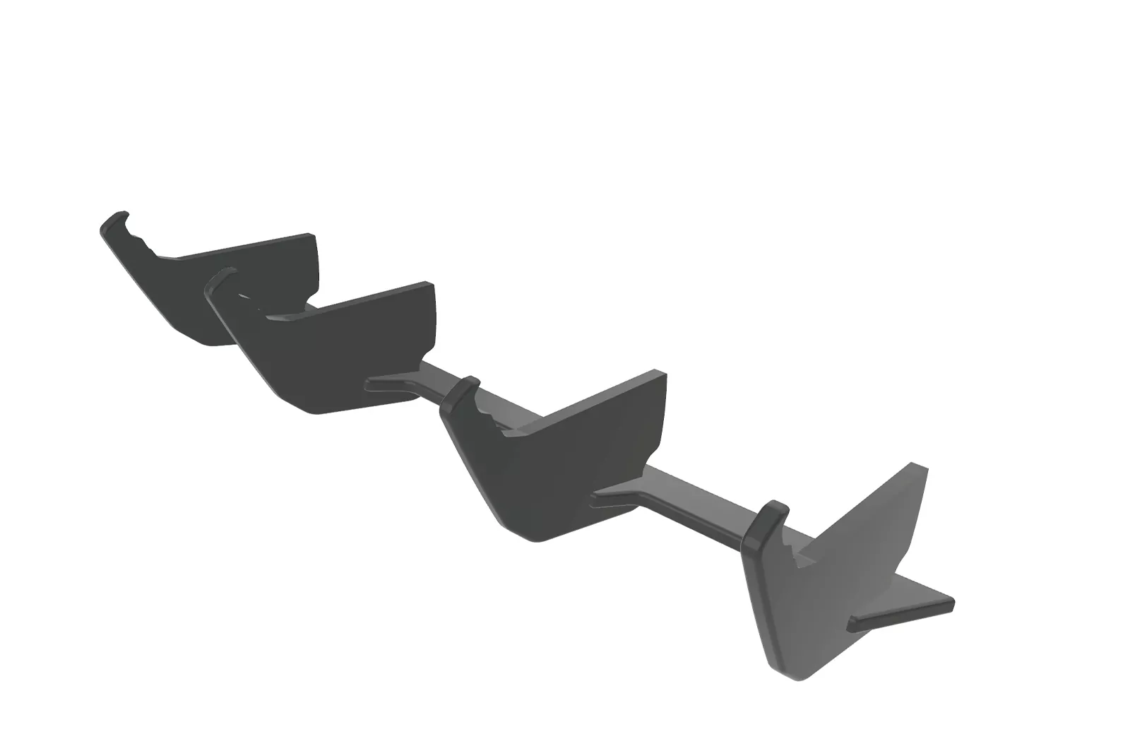 Racing Diffusor / Heckansatz für VW Golf 7 (Typ AU) Variant R-Line HA356