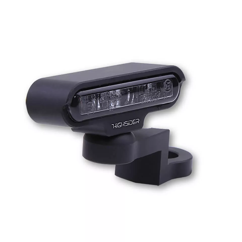 HIGHSIDER pro Type 2 CNC Mounting LED Indicator Black/Translucent E-Approved (Pair)