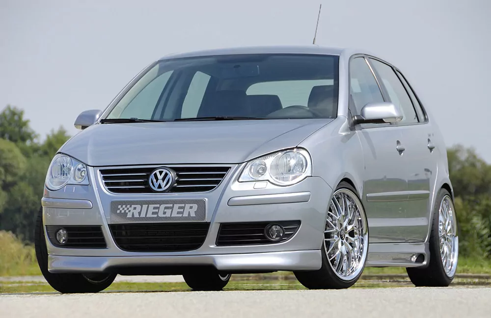 Rieger Spoilerlippe für VW Polo 5 (9N) - 3-tür. 00.06- (ab Facelift) carbon optik