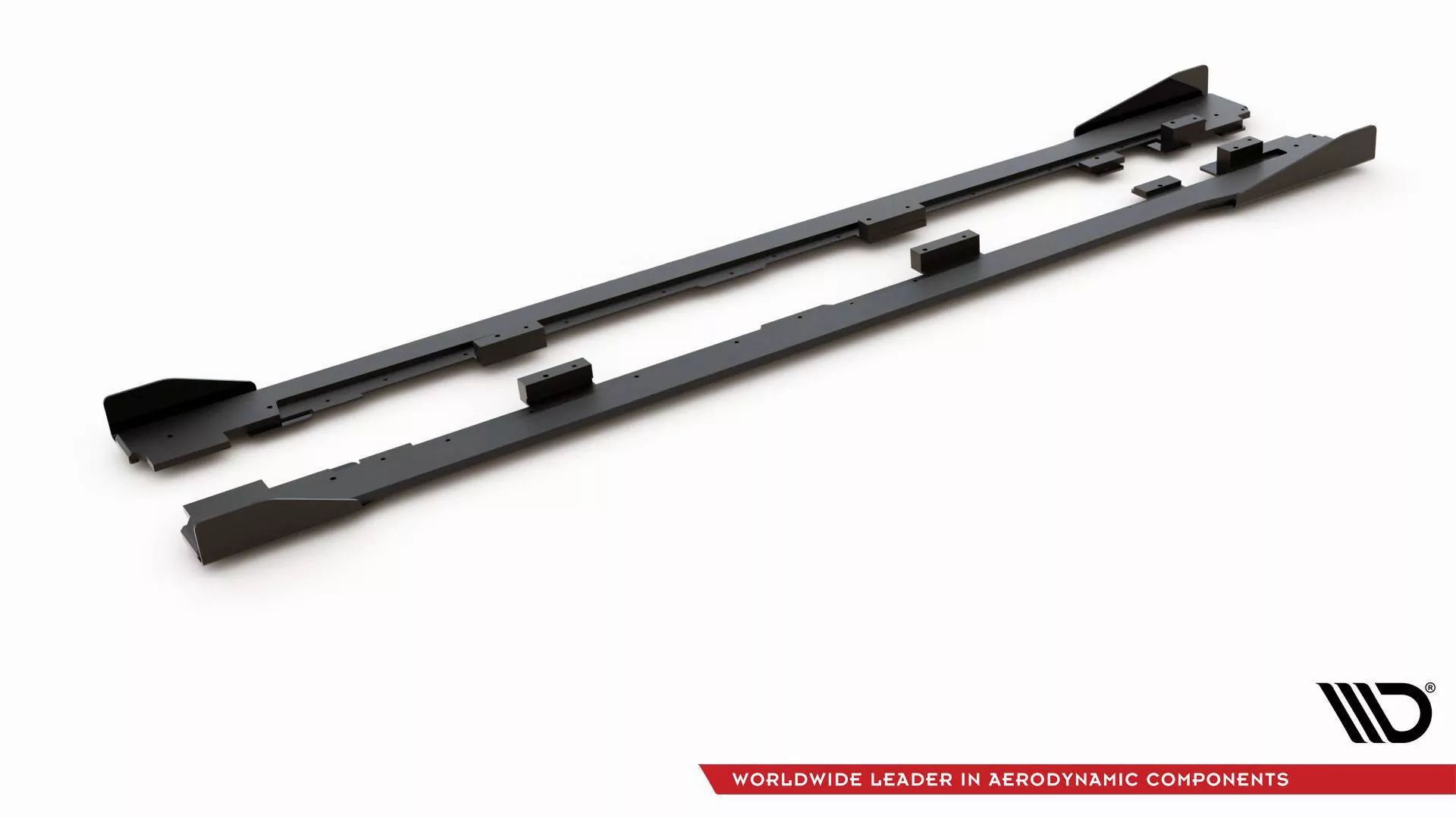 Robuste Racing Seitenschweller Ansatz Für Für + Flaps Volkswagen Golf GTI Mk6  Schwarz Hochglanz