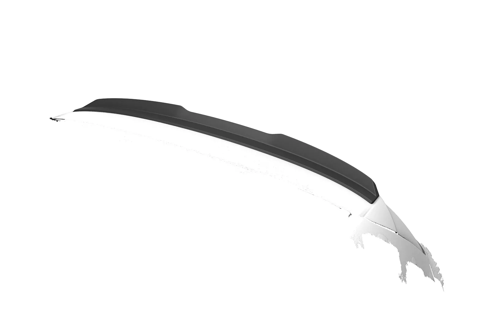 Heckflügel mit ABE für BMW 1er E81 / E87 HF128 Schwarz Strukturiert