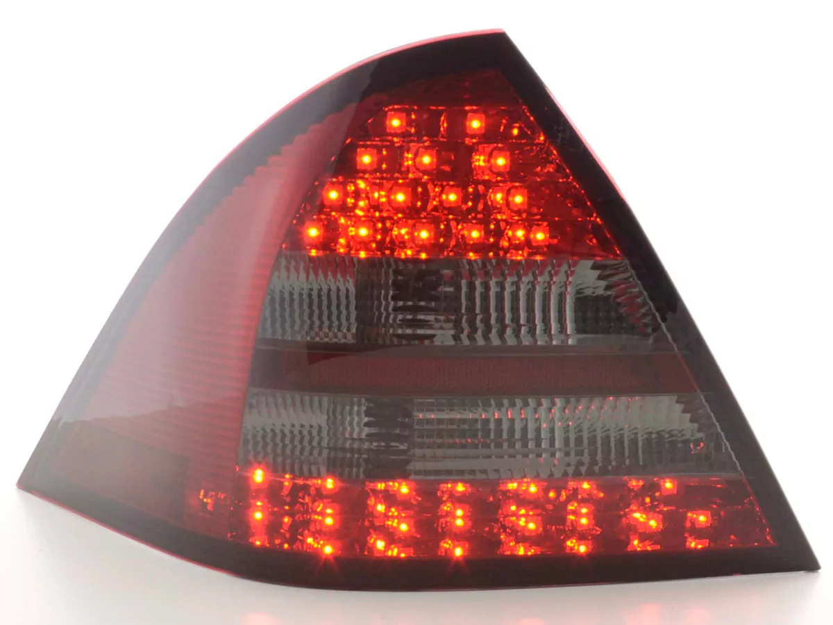 LED Rückleuchten Set Mercedes C-Klasse W203 Limo Bj. 05-07 rot/schwarz