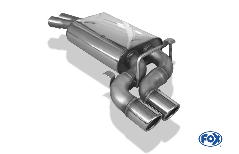 Audi V8 Typ D11  Endschalldämpfer - 2x70 Typ 16