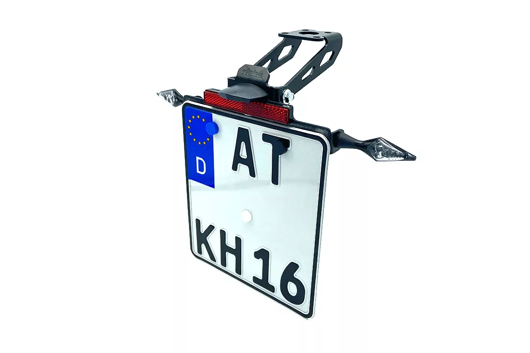 alpha Technik Kennzeichenhalter für Kawasaki Ninja ZX4-R / ZX-4RR Modelljahr 2024-