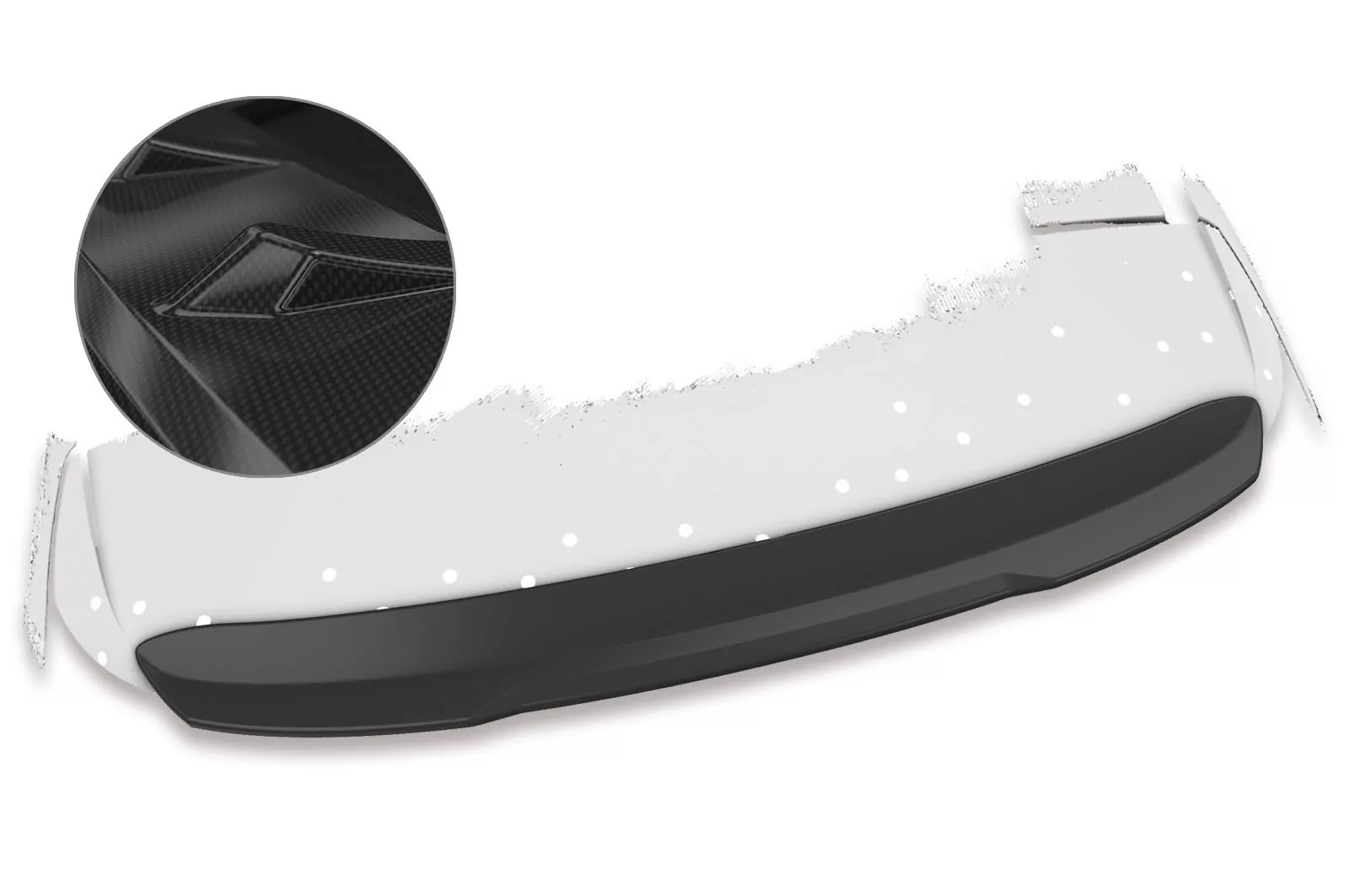 Heckflügel mit ABE für BMW 3er F31 Touring HF736-C Carbon Look Hochglanz