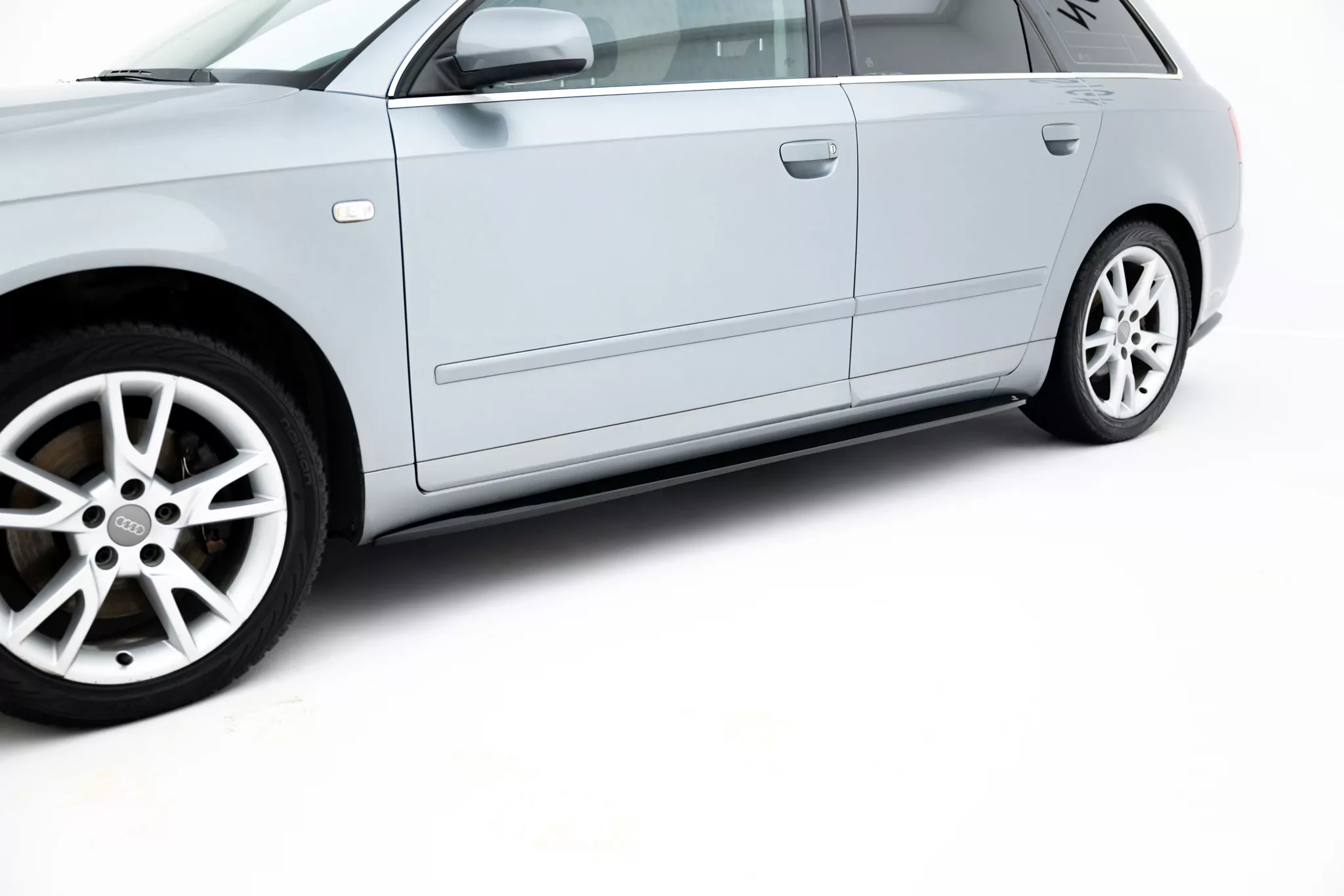 Seitenschweller Ansatz Passend Für Passend Für AUDI A4 S-LINE/S4 B6, A4 B7 Schwarz Hochglanz Schwarz Hochglanz