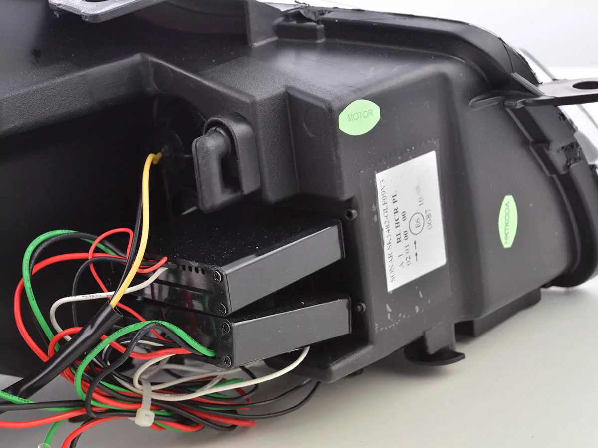 Scheinwerfer Set Daylight LED Tagfahrlicht VW Golf 6  08-12 schwarz