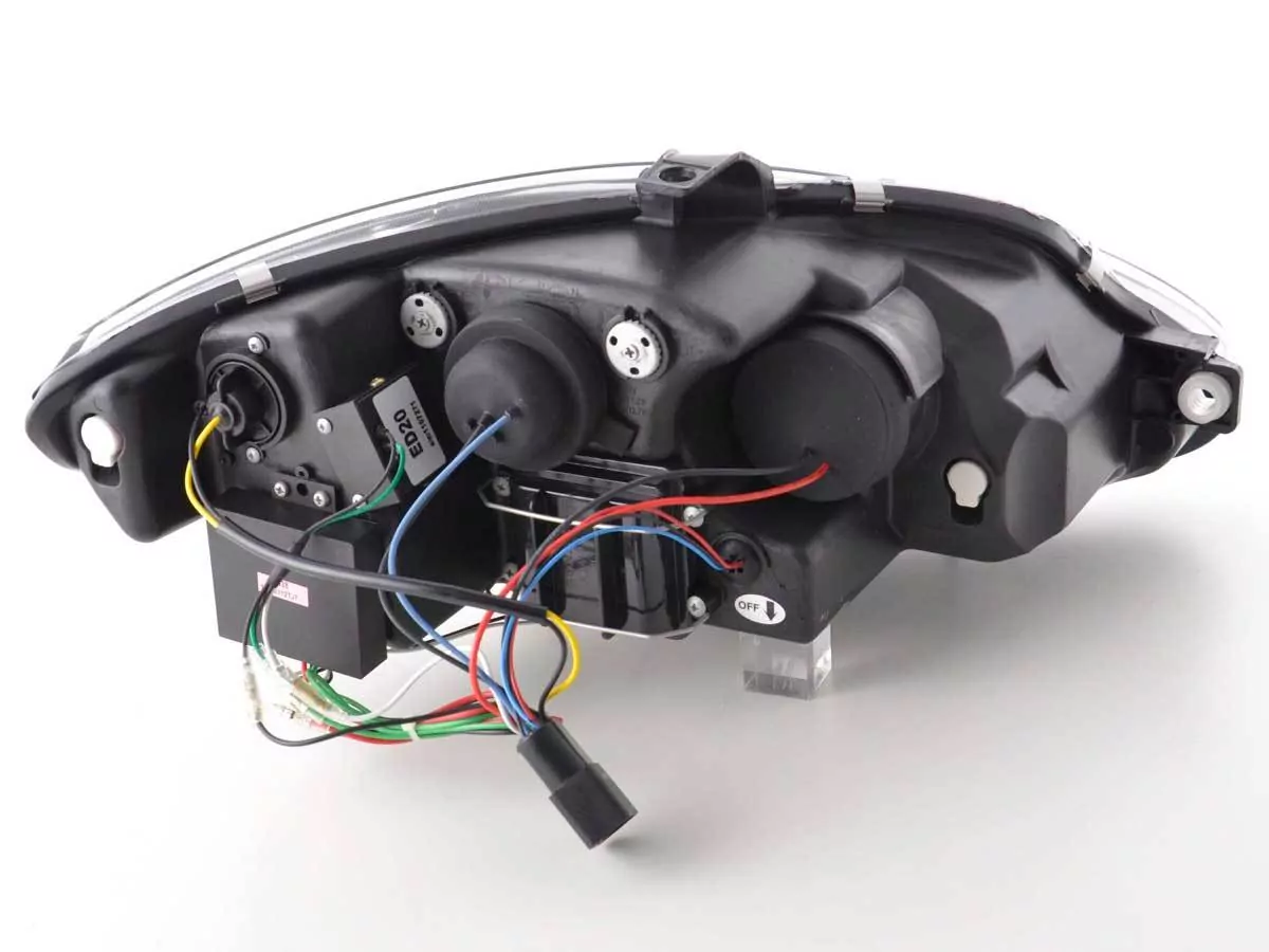 Scheinwerfer Set Daylight LED Tagfahrlicht Seat Leon 1P Bj. 09- chrom