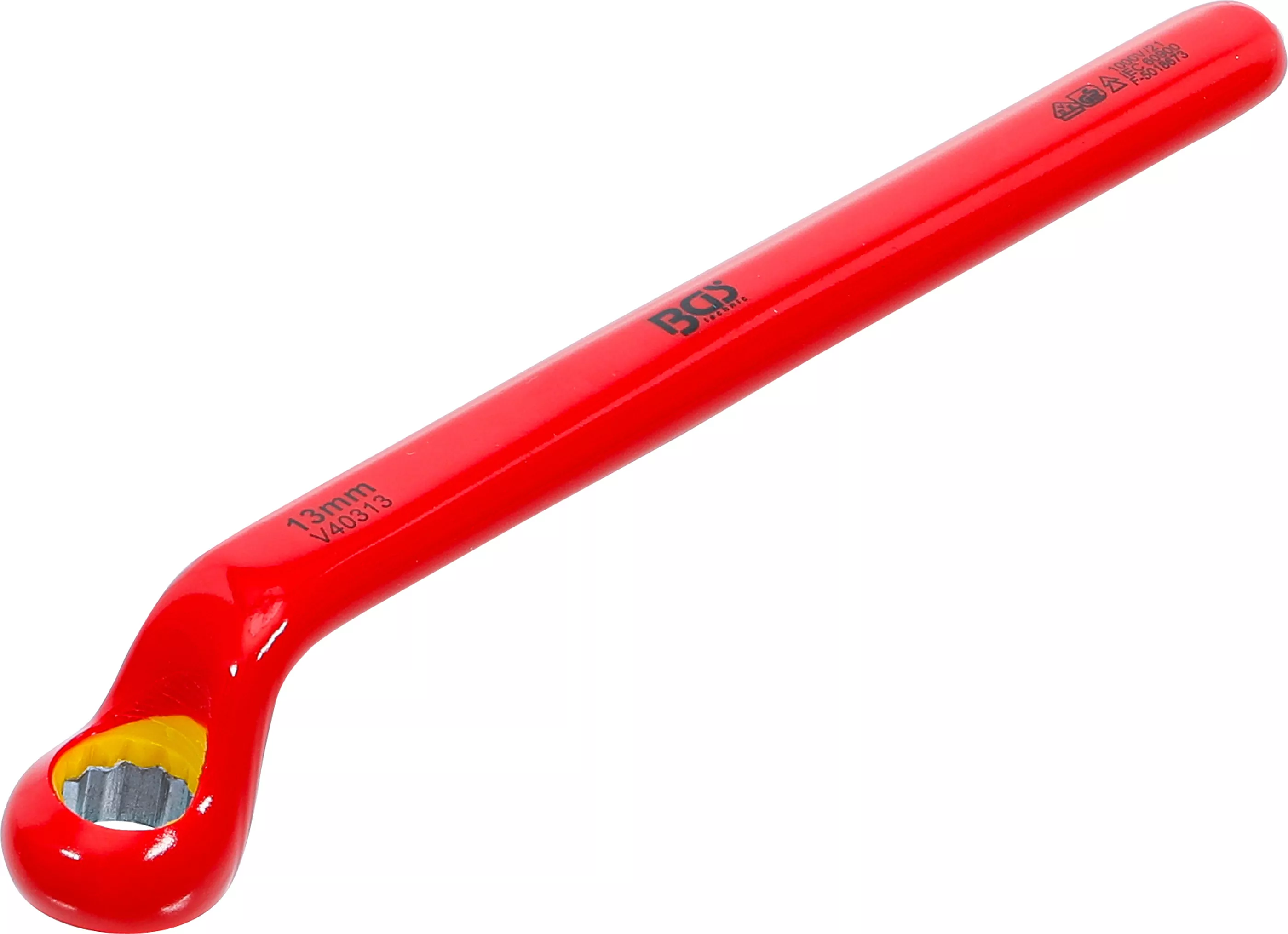 VDE-Einringschlüssel | tief gekröpft | SW 13 mm