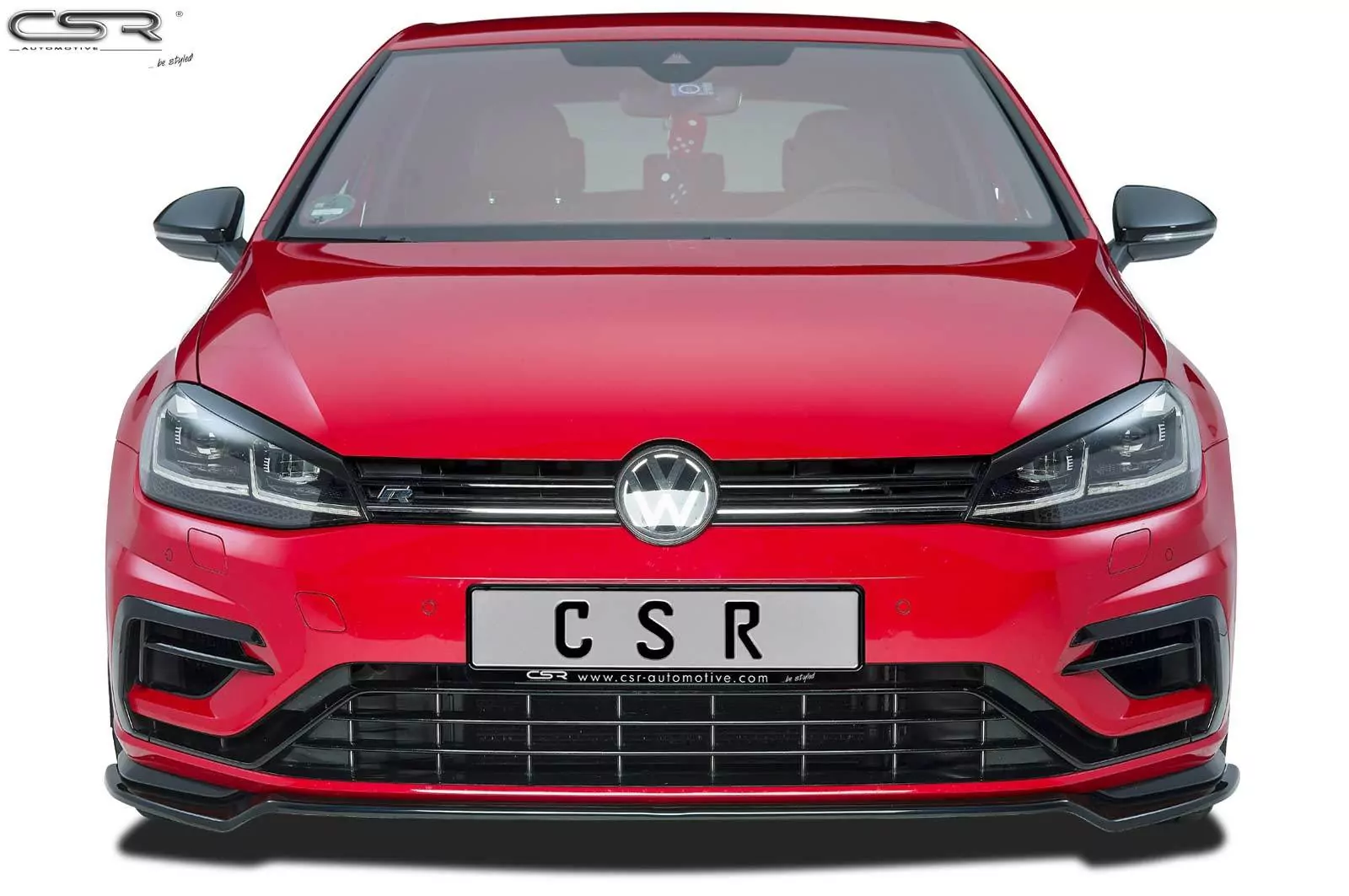 Scheinwerferblenden Glossy für VW Golf 7 Glossy (schwarz hochglanz)