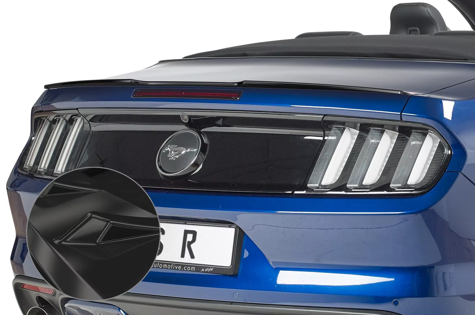 Heckflügel mit ABE für Ford Mustang VI Glossy (schwarz hochglanz)