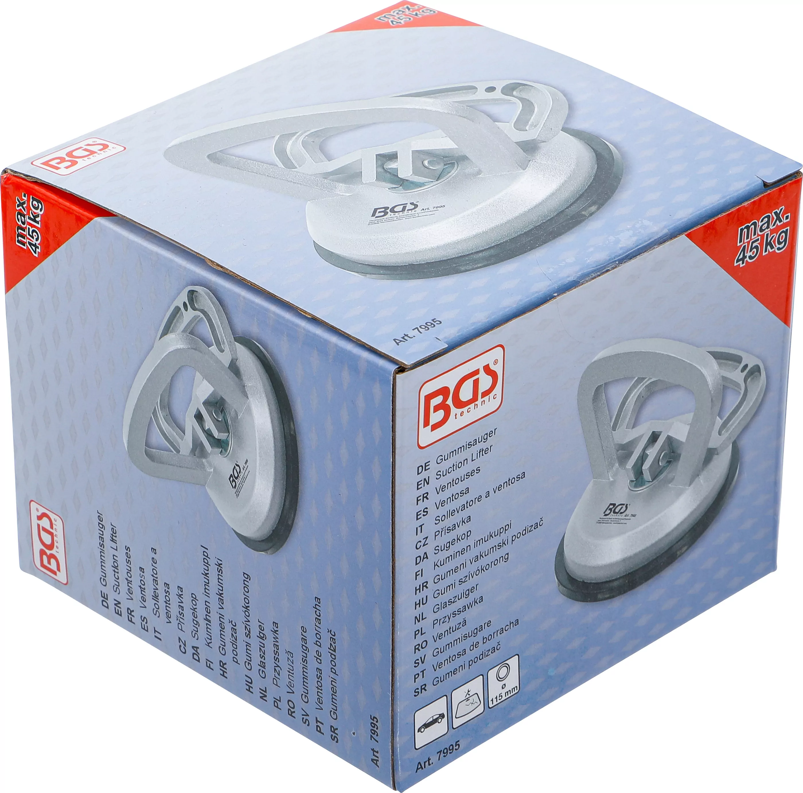 Gummisauger | Ganzmetall-Ausführung | Ø 115 mm