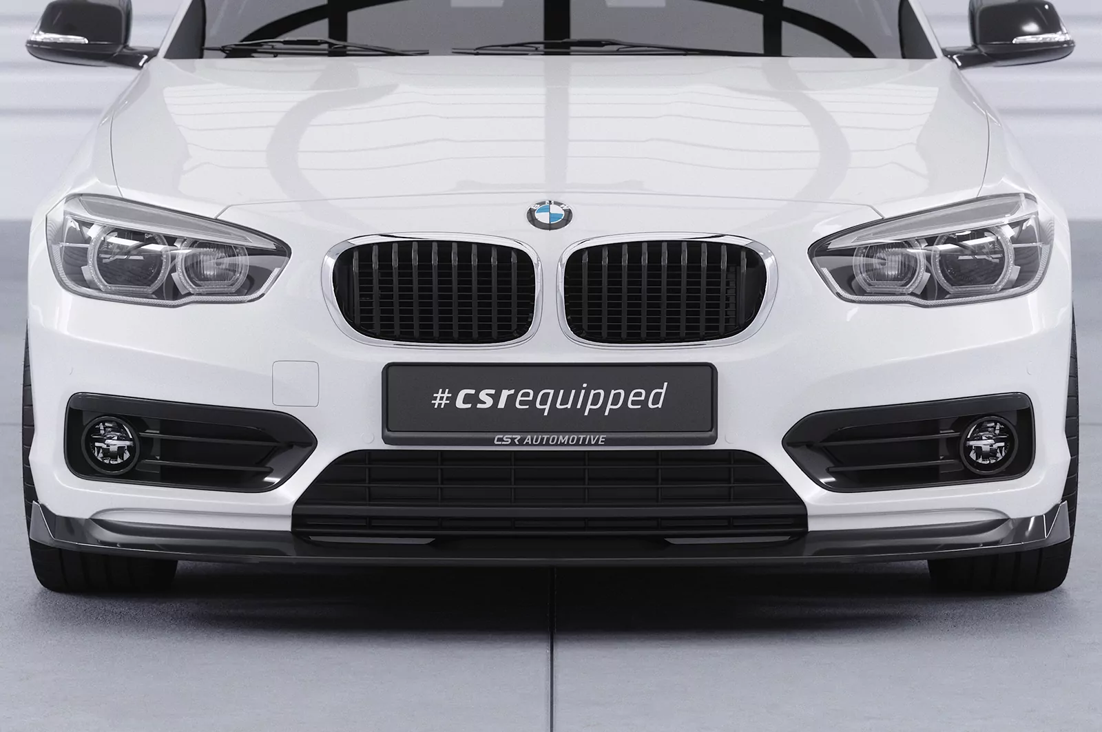 Cup-Spoilerlippe mit ABE für BMW 1er F20/F21 LCI CSL639 Schwarz Strukturiert