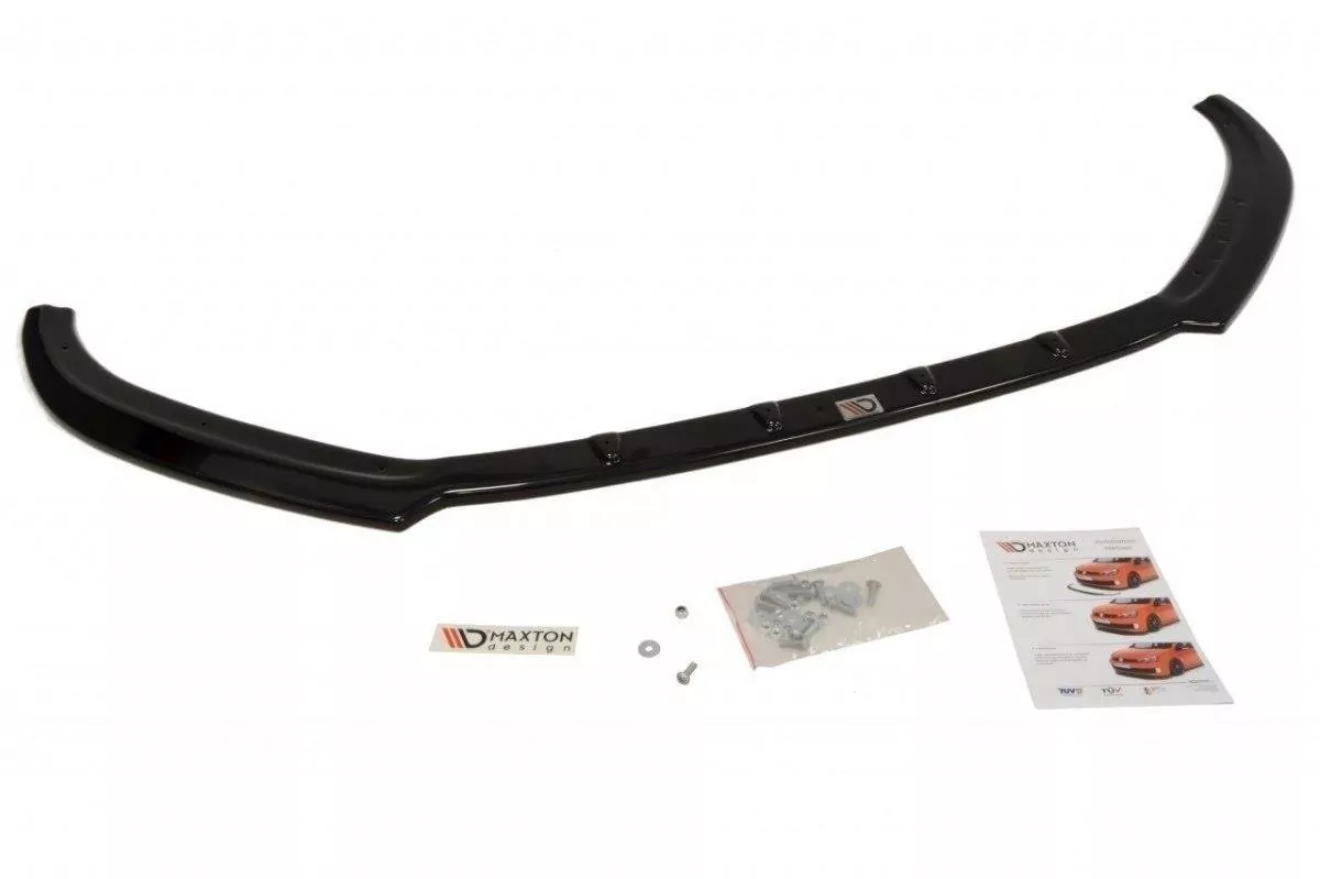 Front Ansatz Passend Für Passend Für AUDI A1 Vor FL Schwarz Hochglanz Schwarz Hochglanz