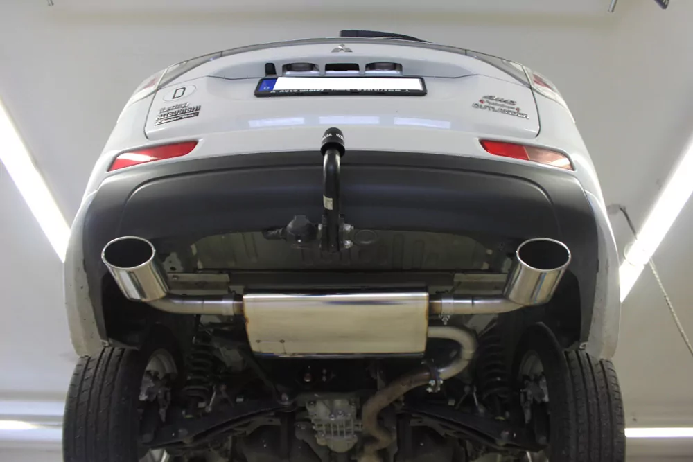 Mitsubishi Outlander III 4WD - GG/GF  Endschalldämpfer quer Ausgang rechts/links - 140x90 Typ 32 rechts/links