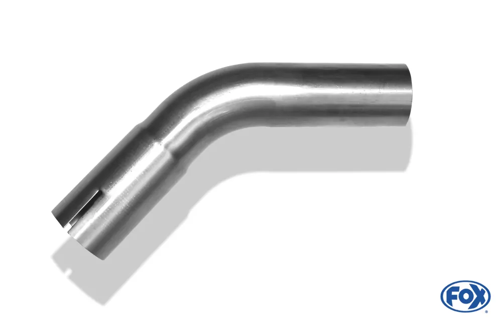 Uni-Rohrbogen 45° geweitet - d1Ø 45mm Schenkellänge L1: ca. 105mm - Radius: 75mm