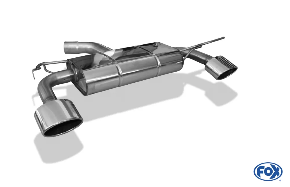 VW Scirocco - 13  Endschalldämpfer Ausgang rechts/links - 129x106 Typ 32 rechts/links