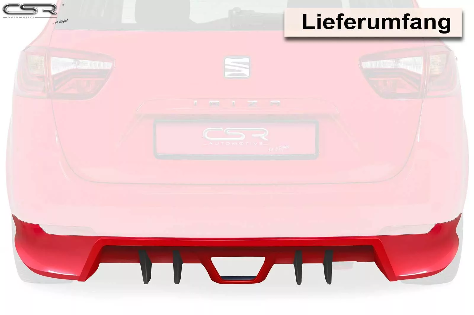 Heckansatz für Seat Ibiza 6J ST HA154