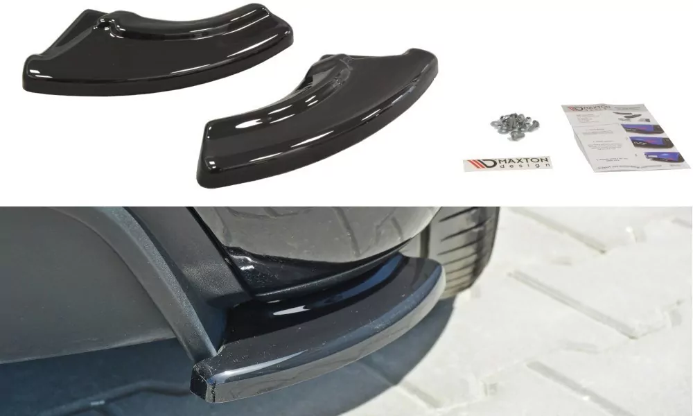 Heck Ansatz Flaps Diffusor Passend Für Passend Für Fiat Punto Evo Abarth Schwarz Hochglanz Schwarz Hochglanz