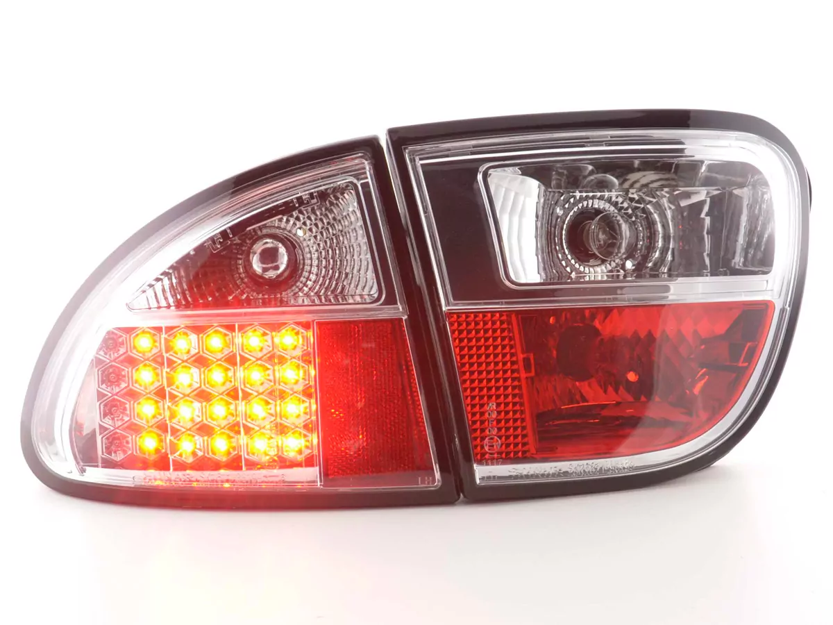 LED Rückleuchten Set Seat Leon Typ 1M Bj. 1999-2005 chrom