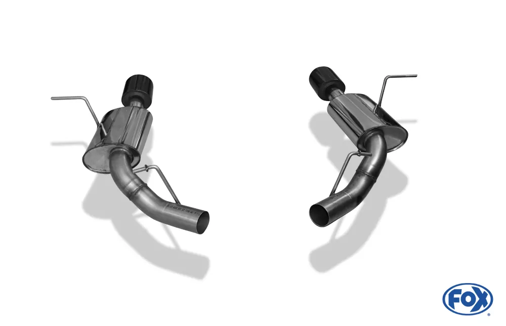 Jeep Grand Cherokee WK II - 6,4l SRT8 bis 2014 Endschalldämpfer rechts/links - 129x106 Typ 44 rechts/links SCHWARZ glänzend emalliert