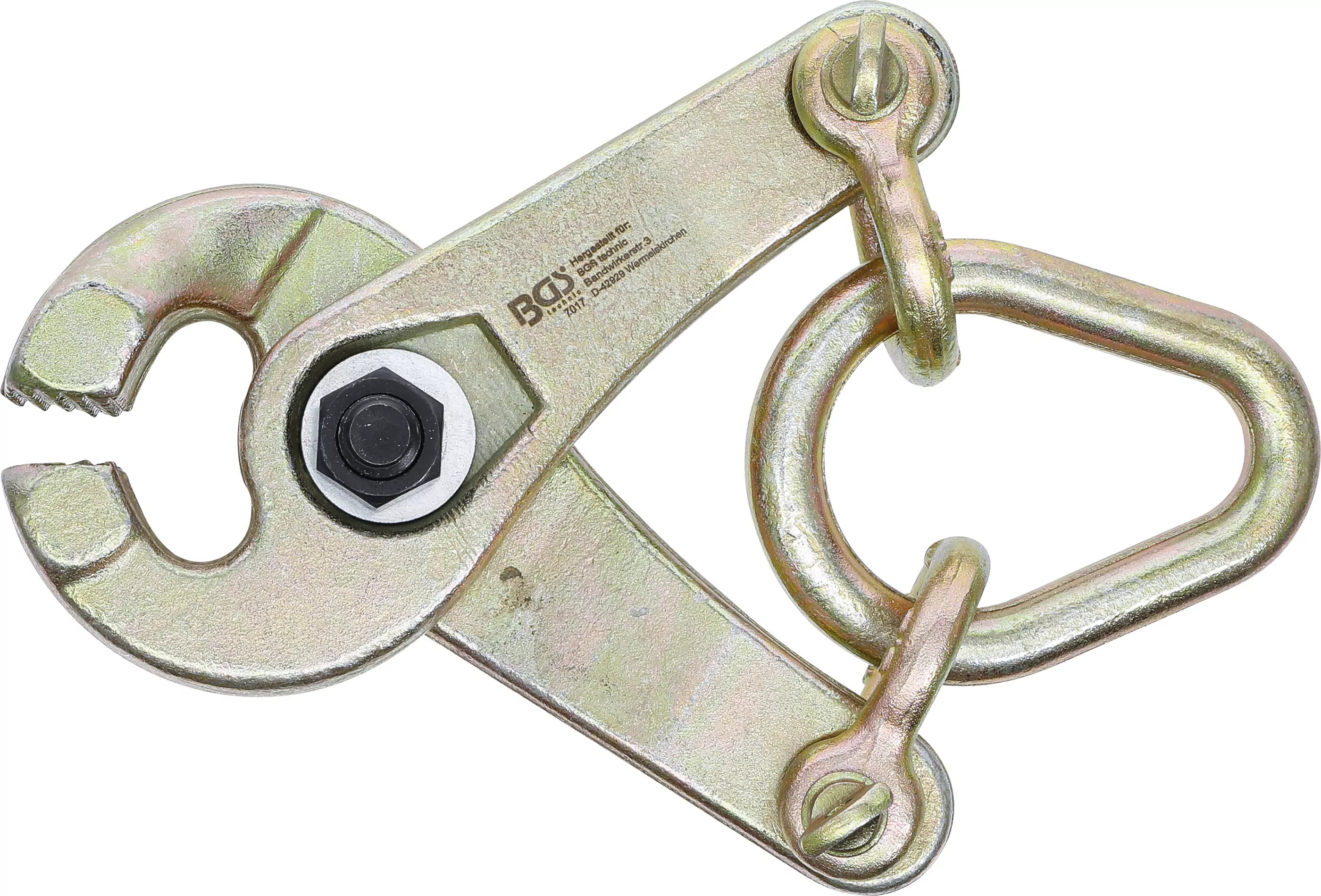 Karosserie-Richtklemme | selbstschließend | eine Zugrichtung | max. 2 t