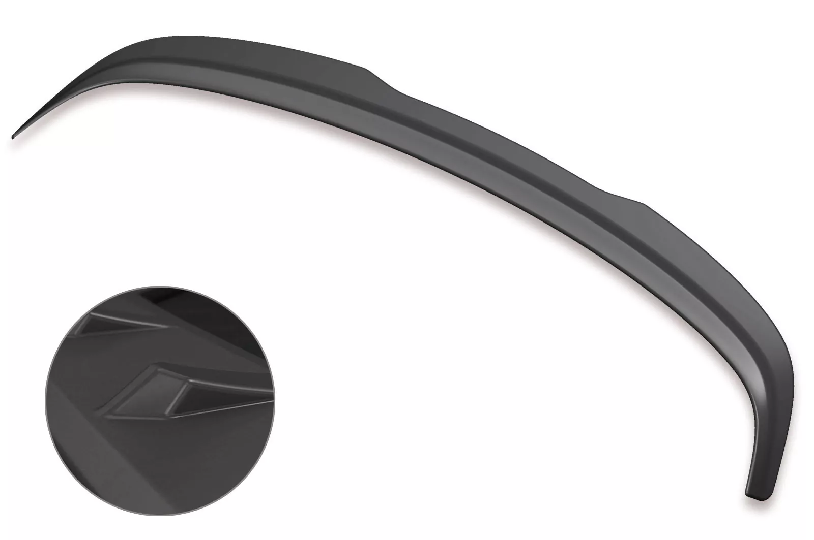 Heckflügel mit ABE für VW Scirocco 3 R/R-Line Lackierfreundlich (schwarz matt)