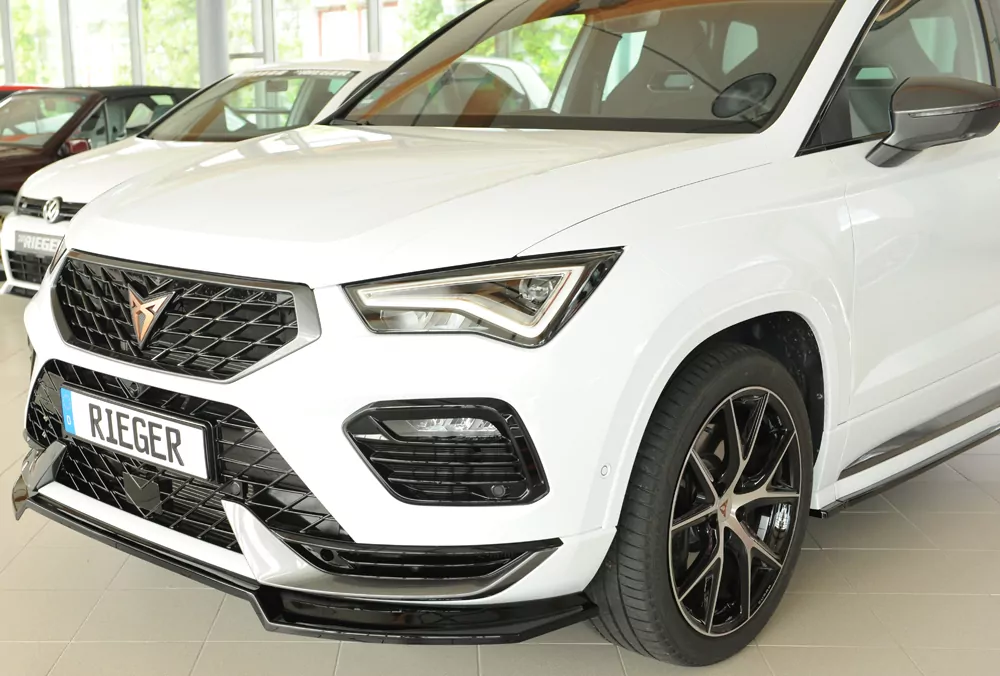 Rieger Spoilerschwert glanz schwarz für Seat Ateca Cupra (5FP)  08.20- (ab Facelift)