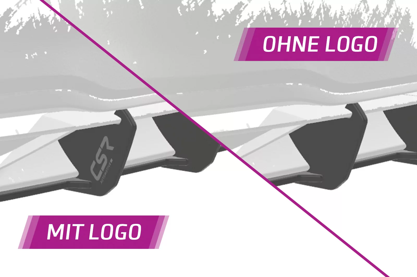 Racing Diffusor / Heckansatz für VW Golf 8 (Typ CD) Life HA410