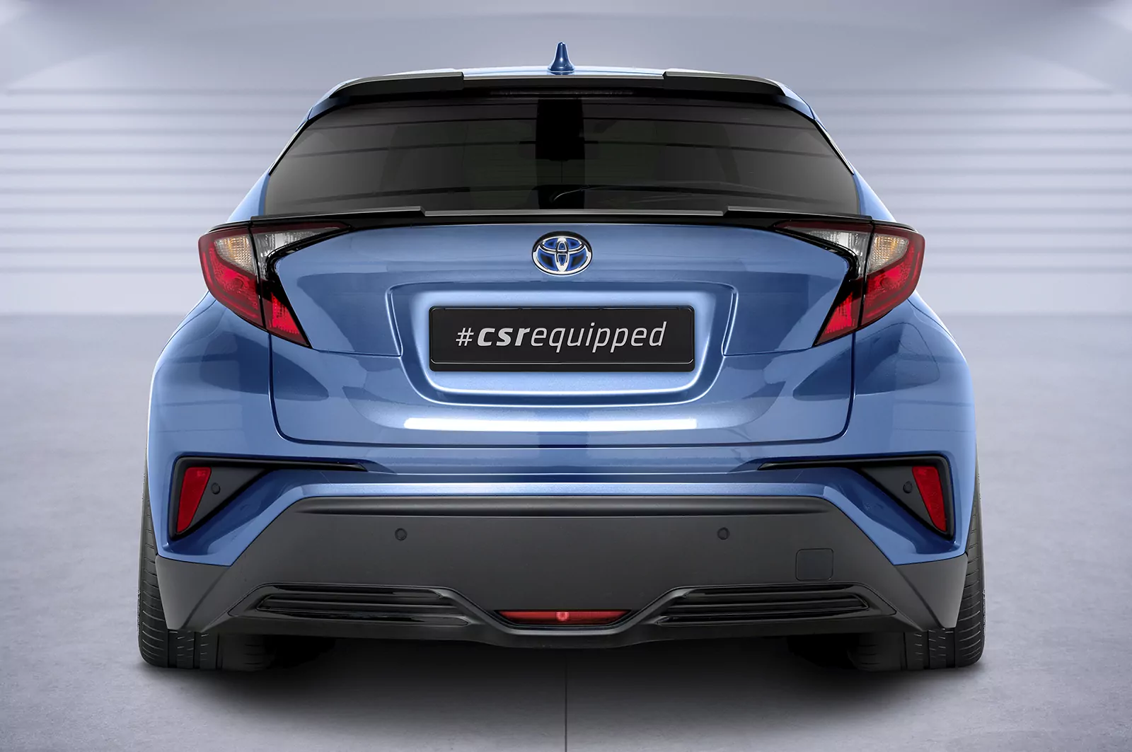 Heckflügel mit ABE für Toyota C-HR HF902 Schwarz Strukturiert