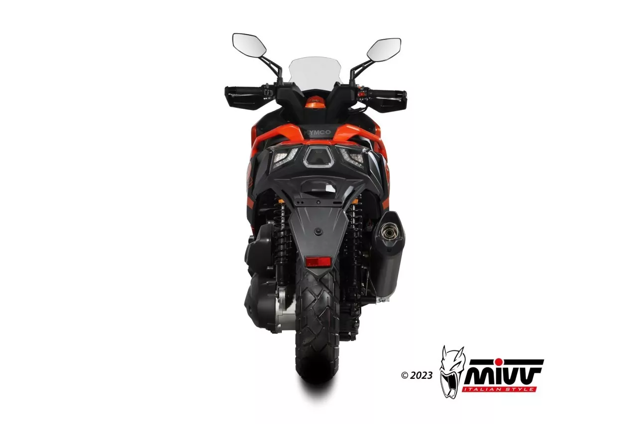 MIVV MOVER Edelstahl Schwarz KYMCO DTX 360 300-350 23-24