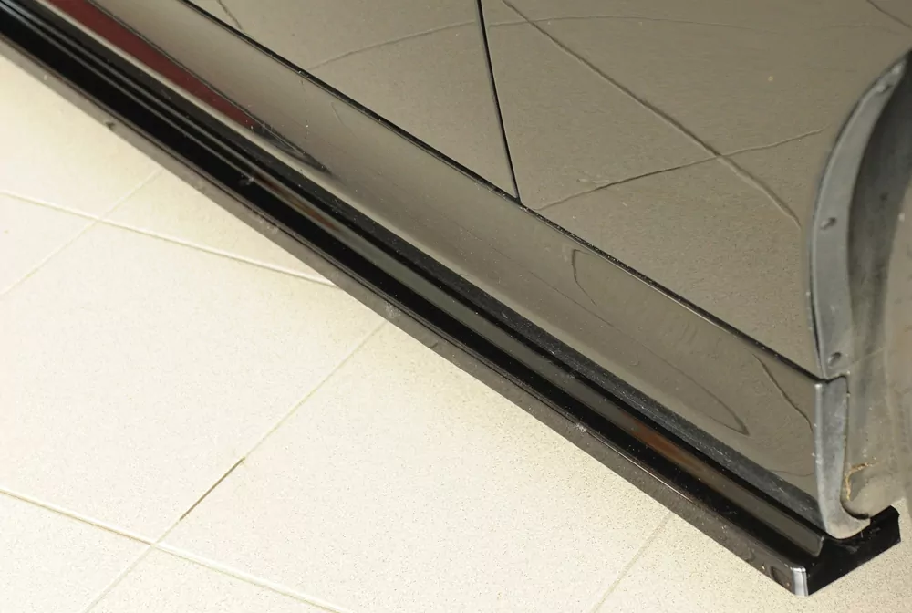 Rieger Seitenschweller rechts ansatz glanz schwarz für BMW 3er E91 Touring 09.08- (ab Facelift) LCI