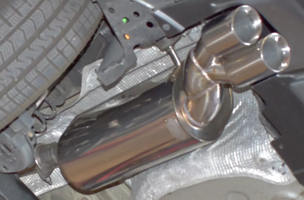 Friedrich 70mm-Anlage, 2x76mm links, für Seat Ibiza (KJ) inkl FR, 1.5l TSI 110kW