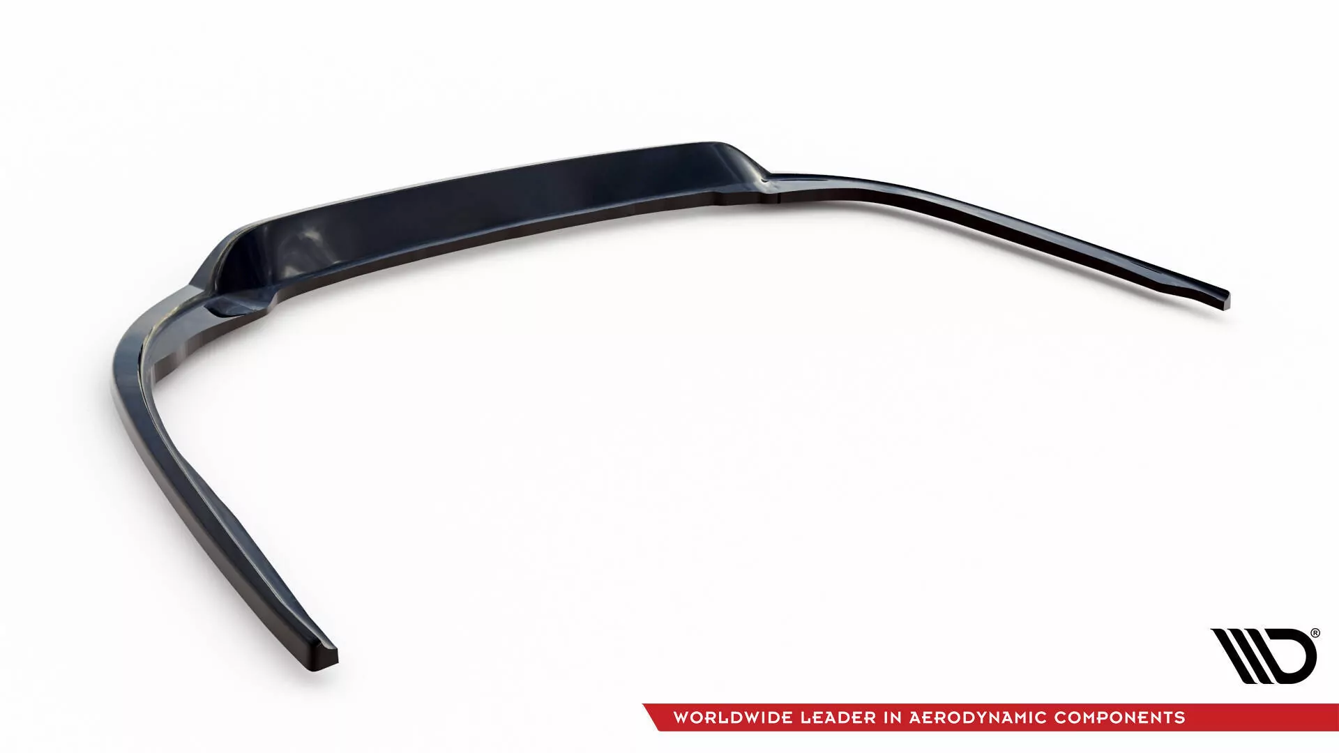 Hinten Splitter (mit Einem Vertikalem Balken) Toyota Avensis Limousine Mk3 Facelift Schwarz Hochglanz